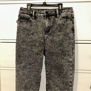 Kendall & Kylie Black Acid Wash Jeans